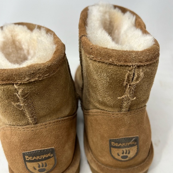 Bearpaw Alyssa Ankle Boots 5 Inch Hickory Wool Blend Lining Warm Size 11 - Picture 7 of 7